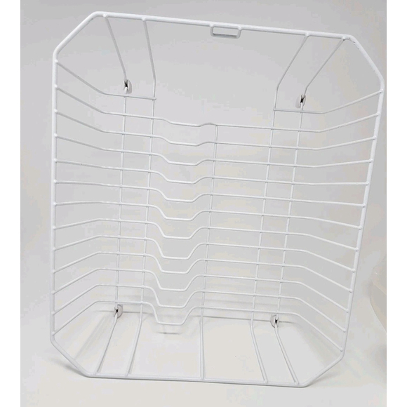 Vtg Rubbermaid Coated Wire White Dish Drying Rack Drainer 1H92 Clear Mat 1S04 - Picture 11 of 16